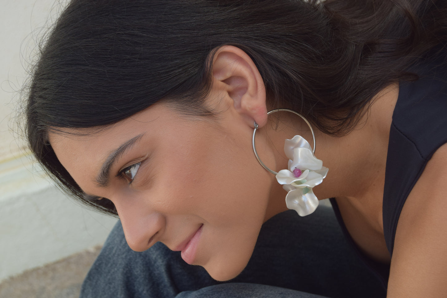PENDIENTES JULIETA PLATEADO