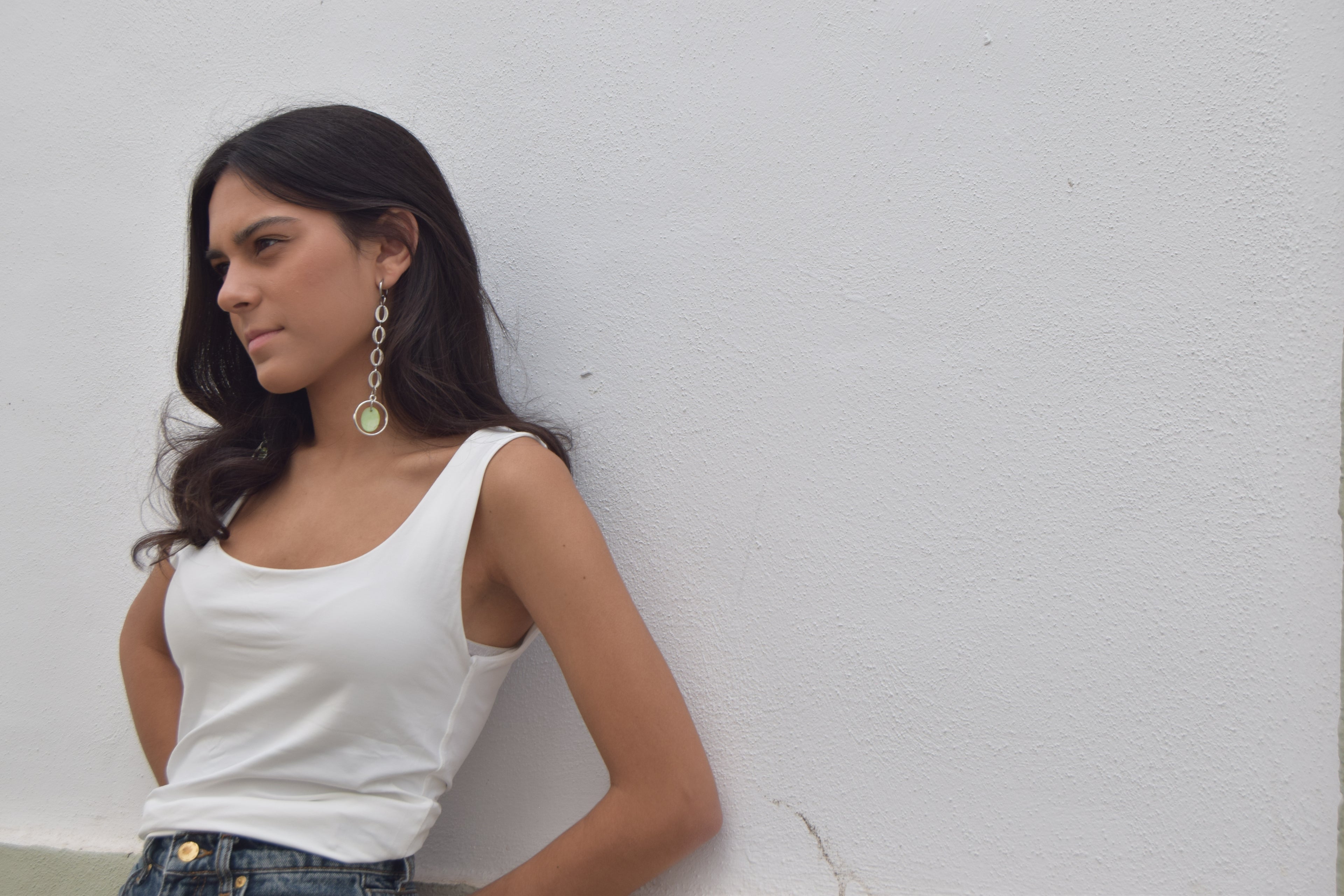 PENDIENTES MATILDA PLATEADO
